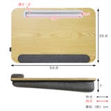 クッション 広々ひざ上デスク 裏面クッション＆アームレスト付 | livingut | 詳細画像2 