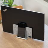 PCスタンド 縦置き フェルトカバー付 | livingut | 詳細画像1 