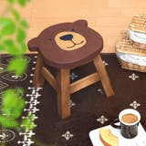 スツール クマ 木製 | livingut | 詳細画像15 
