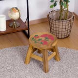 スツール 座面高25～26cm インディアンフラワー | livingut | 詳細画像17 