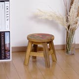 スツール 座面高25～26cm インディアンフラワー | livingut | 詳細画像5 