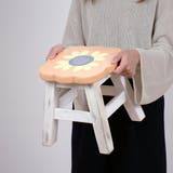 スツール 座面高25～26cm ピンクフラワー | livingut | 詳細画像11 