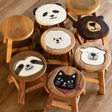 スツール 座面高25～26cm ピンクフラワー | livingut | 詳細画像15 