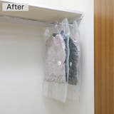 衣類圧縮袋 吊るせる衣類圧縮パック ショート | livingut | 詳細画像4 