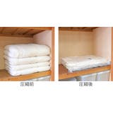 布団圧縮袋 防ダニ銀抗菌ふとん圧縮パックL 2枚入 | livingut | 詳細画像3