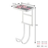 トイレ収納 トイレットペーパーホルダー上ラック 2段 | livingut | 詳細画像3 