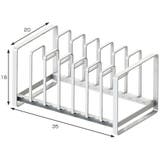 tower シンク下 フライパン&鍋蓋スタンド | livingut | 詳細画像4