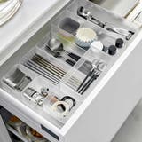 底がクリア 縦横重ねられる引き出し整理収納ケース タワー | livingut | 詳細画像14 