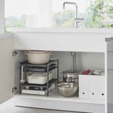 山崎実業 tower 高さ調節シンク下ラック | livingut | 詳細画像18 