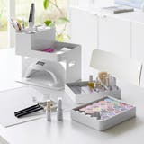山崎実業 tower ネイルライト&ジェルネイル用品収納ケース | livingut | 詳細画像10