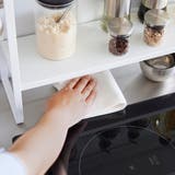 山崎実業 tower 下が拭けるコンロ横ラック | livingut | 詳細画像8 