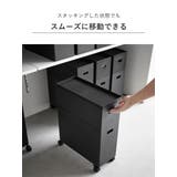 山崎実業 tower 蓋付き収納ボックスワゴン用追加ボックス | livingut | 詳細画像6 