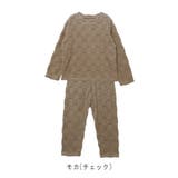 【2024AW新作】もこもこセットアップ(チェック&リーフ) | CLOTHY | 詳細画像3