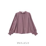 【2025SS新作】ハイネックバルーンスリーブブラウス | CLOTHY | 詳細画像3