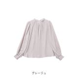 【2025SS新作】ハイネックバルーンスリーブブラウス | CLOTHY | 詳細画像7