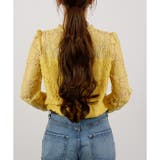 【春アイテム】9分袖レースシアーブラウス | CLOTHY | 詳細画像20 