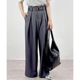 【2025SS新作】ベルト付きワイドタックパンツ | CLOTHY | 詳細画像37 