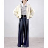 【2025SS新作】ベルト付きワイドタックパンツ | CLOTHY | 詳細画像42 