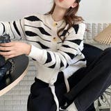 【2025AW新作】柄ニットカーデ | CLOTHY | 詳細画像3