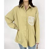 マスタード | 【2025AW新作】シアーポケットストライプシャツ | CLOTHY