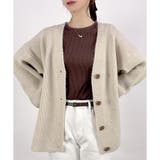 ベージュ | 【2025AW新作】オーバーサイズカーディガン | CLOTHY