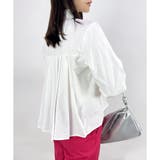 オフホワイト | 【2025AW新作】バックプリーツシャツ | CLOTHY