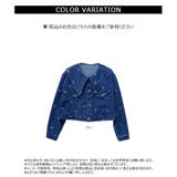【2025AW新作】リボン柄デニムジャケット | CLOTHY | 詳細画像10 