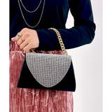 ブラック | 【2025AW新作】ラインストーンパーティバッグ | CLOTHY