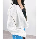 【2025AW新作】ショート丈裾ドロストジップパーカー(ノーマル＆裏ボア) | CLOTHY | 詳細画像3 