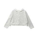 【2025AW新作】ショート丈裾ドロストジップパーカー(ノーマル＆裏ボア) | CLOTHY | 詳細画像30 