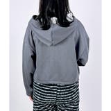 【2025AW新作】ショート丈裾ドロストジップパーカー(ノーマル＆裏ボア) | CLOTHY | 詳細画像8 