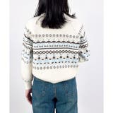 【2025AW新作】トルクボタン雪柄ニットカーディガン | CLOTHY | 詳細画像4