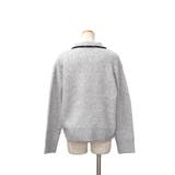 【2025AW新作】襟デザインアーガイル柄ニット | CLOTHY | 詳細画像12 