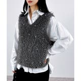 【2025AW新作】パール付きフェザーニットベスト | CLOTHY | 詳細画像4