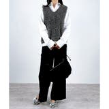 【2025AW新作】パール付きフェザーニットベスト | CLOTHY | 詳細画像6