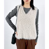 【2025AW新作】パール付きフェザーニットベスト | CLOTHY | 詳細画像7