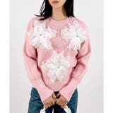 【2025AW新作】フラワーモチーフニットトップス | CLOTHY | 詳細画像7 