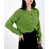 グリーン | 【2025AW新作】金ボタンニットカーディガン | CLOTHY