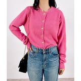 ピンク | 【2025AW新作】金ボタンニットカーディガン | CLOTHY