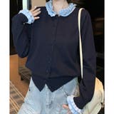 【2025AW新作】配色モチーフニットカーディガン | CLOTHY | 詳細画像8