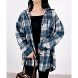 【2025AW新作】起毛チェックビッグシャツジャケット | CLOTHY | 詳細画像2