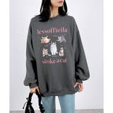 【2025AW新作】ねこプリントスウェットチュニック | CLOTHY | 詳細画像6 