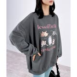 【2025AW新作】ねこプリントスウェットチュニック | CLOTHY | 詳細画像8 