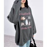 【2025AW新作】ねこプリントスウェットチュニック | CLOTHY | 詳細画像9 