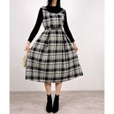 【2025AW新作】インナー付グレンチェックワンピース | CLOTHY | 詳細画像10 