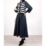 【2025AW新作】ボーダーニットレイヤードワンピース | CLOTHY | 詳細画像5 