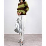 【2025AW新作】ダメージボーダーニットトップス | CLOTHY | 詳細画像10 