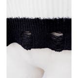 【2025AW新作】ダメージボーダーニットトップス | CLOTHY | 詳細画像17 