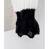 【2025AW新作】ダメージボーダーニットトップス | CLOTHY | 詳細画像18 