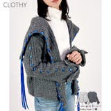 【2025AW新作】セーラーカラー配色リボンカーディガン | CLOTHY | 詳細画像1